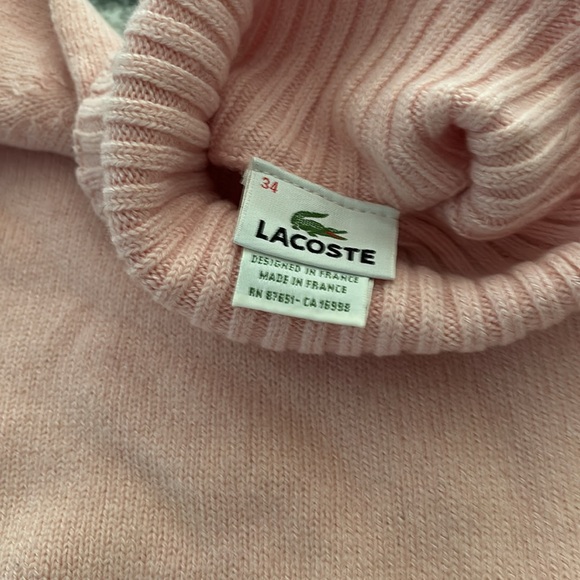 Lacoste Women's Pink Sweater - Picture 3 of 4